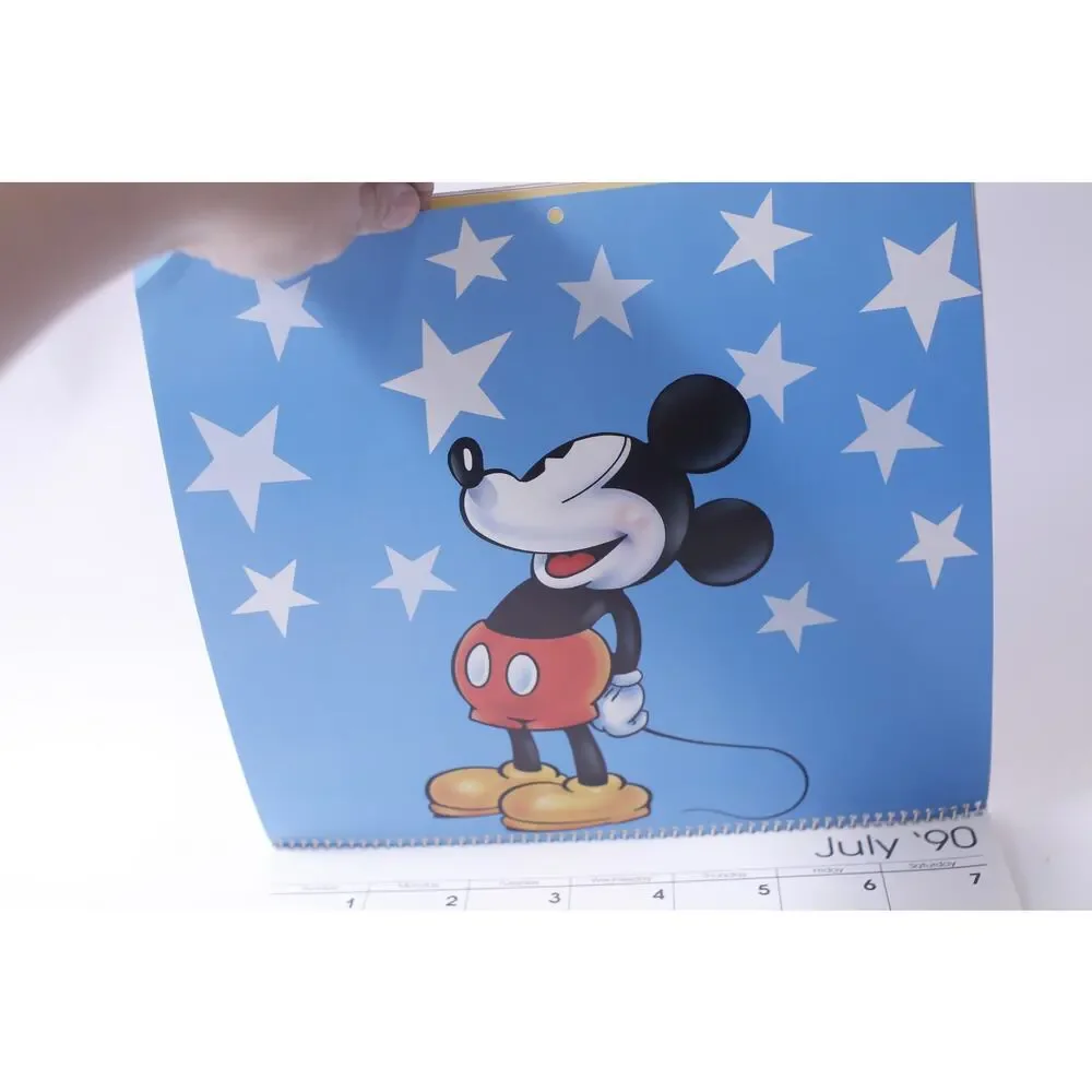 Mickey, 1990, Calendar, Cleo, Disney, Prints, Plates, ~ 250407-WH 173